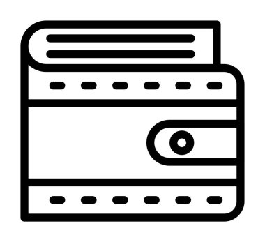 para kartı simgesi vektör illüstrasyonu