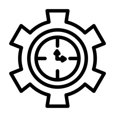 Dişli tekeri simgesi, taslak biçimi