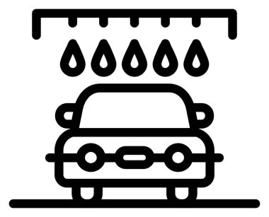 Araba Yıka vektör simgesi