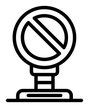 Sigara simgesi yok, taslak biçimi