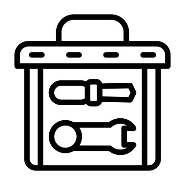 çanta simgesi vektör illüstrasyonu