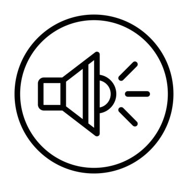 hoparlör vektör illüstrasyonu