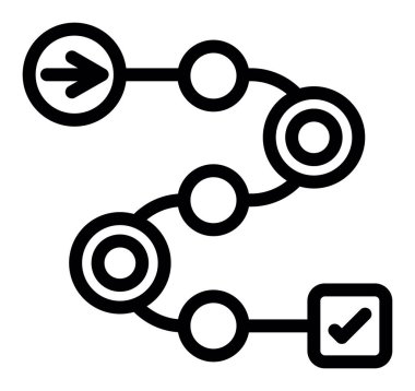 Bağlantı. Web simgesi basit illüstrasyon