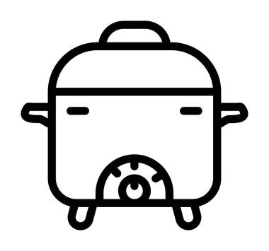 yemek tenceresi simgesi, taslak biçimi