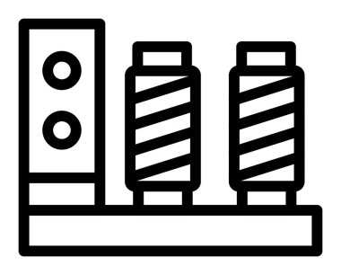 veritabanı. Web simgesi basit illüstrasyon