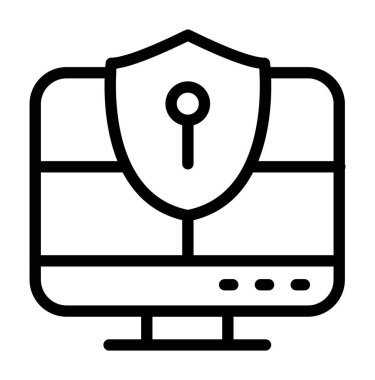 bilgisayar simgesi vektör illüstrasyonu