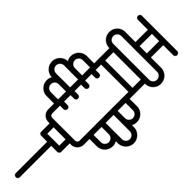 tornavida simgesi ana hatları vektörü. onarım aracı
