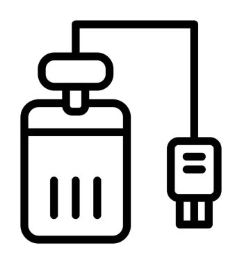 usb flash disk vektör illüstrasyonu