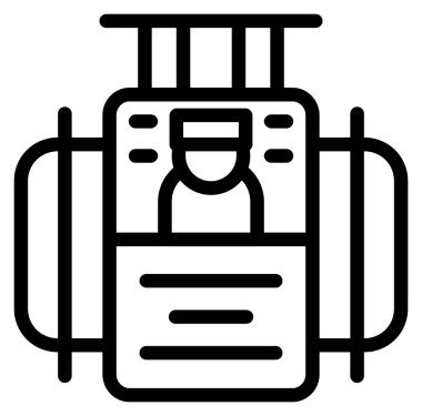 benzin pompası simgesi, özet biçimi