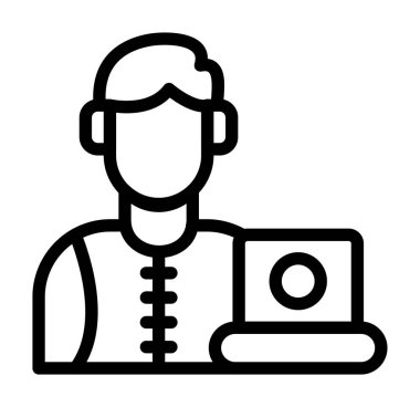 Çağrı merkezi servis simgesi. beyaz arkaplanda izole edilmiş web tasarımı için merkez servis vektör simgesi