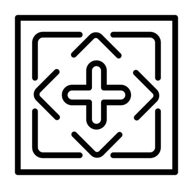 çapraz simge vektör illüstrasyonu