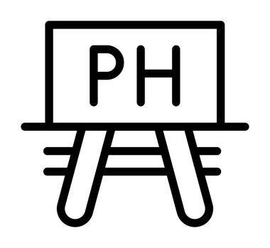 h harfinin vektör illüstrasyonu