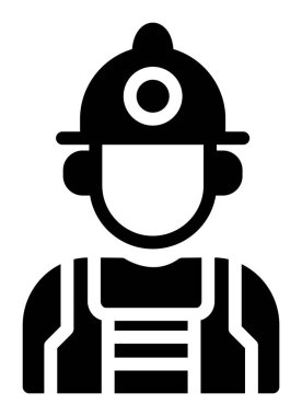 işçi simgesi, vektör illüstrasyonu