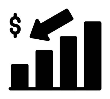 iş büyümesi grafik vektörü simgesi