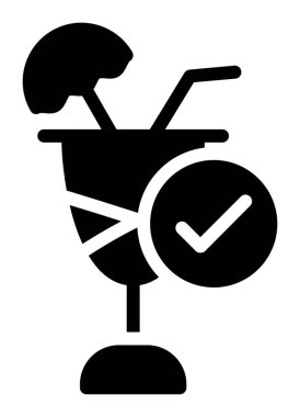 Saat. Web simgesi basit tasarım