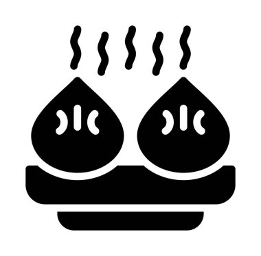 sıcak sıcak sıcak simge, taslak biçimi