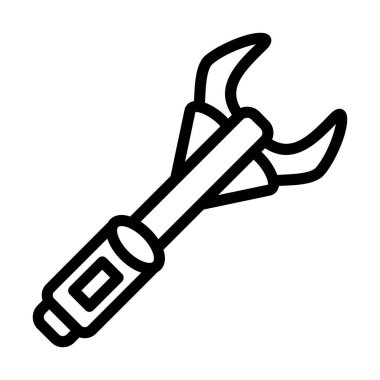 İnşaat tornavida ikonu. Beyaz arkaplanda izole edilmiş web tasarımı için anahtar tornavida vektör simgesi