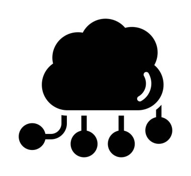 bulut hesaplama simgesi, basit biçim