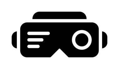 Beyaz arkaplanda kamera simgesi