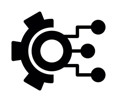 dişli ayarlama vektör simgesi