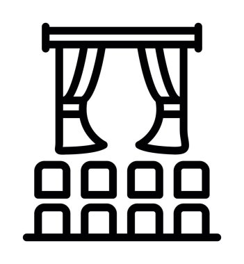 Modern b 'nin vektör illüstrasyonu mobilya ikonundan yoksun