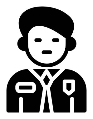 avatar erkek simgesi ana hatlar biçiminde