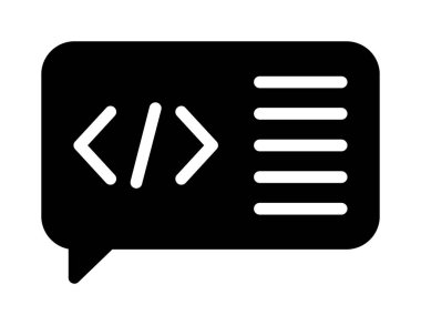 Konuşma baloncukları sembol simgesi