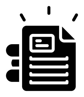 Kitap. Web simgesi basit illüstrasyon