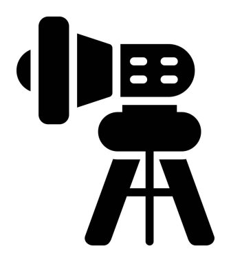 Kamera. Web simgesi basit illüstrasyon