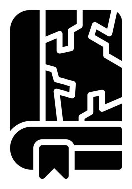 harita gezinme simgesi vektör illüstrasyonu