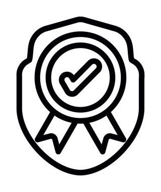 İşaretleme simgesi dış hat vektörünü kontrol et. Kontrol edildi. kontrol et