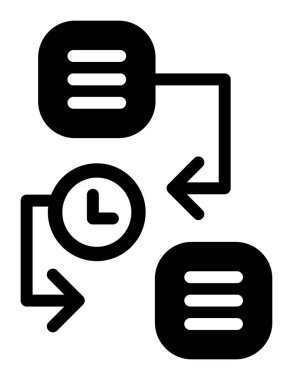 ağ paylaşım simgesi, vektör illüstrasyonu