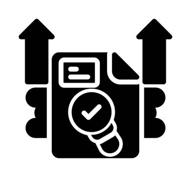 işaretleme simgesini kontrol et, basit vektör tasarımı