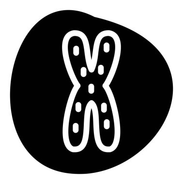 Paskalya yumurtası simgesi, basit siyah stil.