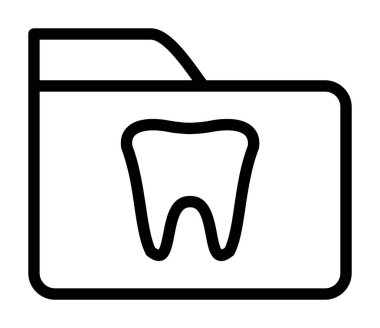 Diş sağlığı simgesi, özet biçimi