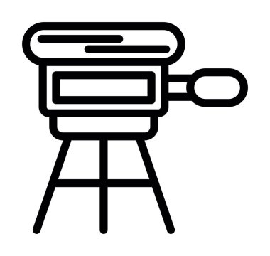 kamera simgesi vektör illüstrasyonu