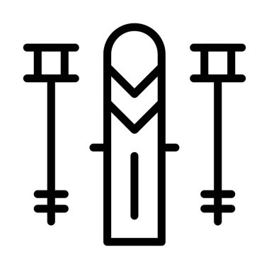 Mısır simgesi vektör ana hatları sembolü