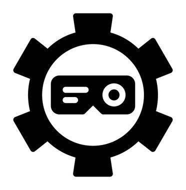 Teçhizat Web simgesi basit illüstrasyon