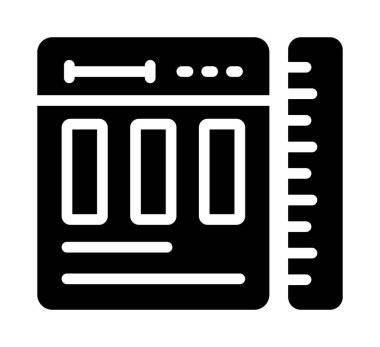 vektör takvimi simgesi, basit vektör illüstrasyonu