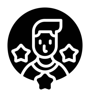 Moda biçimi izole edilmiş arkaplan yıldız simgesi