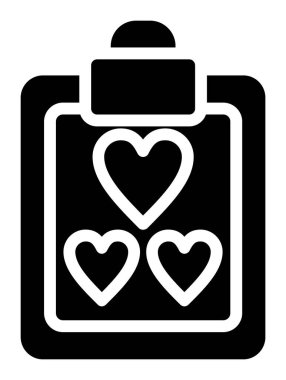 takvim simgesi vektör illüstrasyonlu aşk kalbi