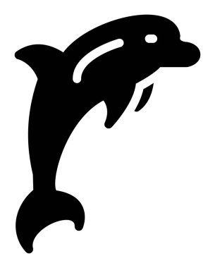 Hayvan tarzında balina hayvan simgesi