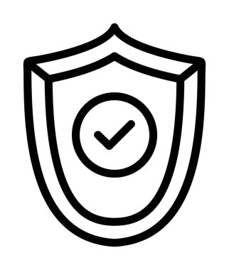 tik simgesi vektör çizimi çizimi