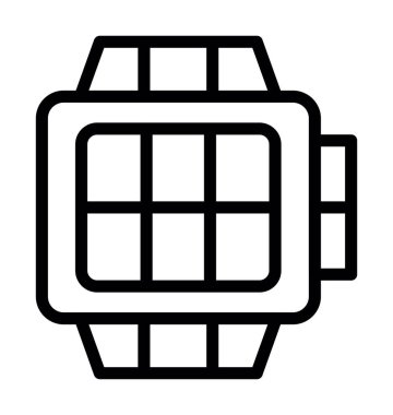 Akıllı Seç ince çizgi vektör simgesi