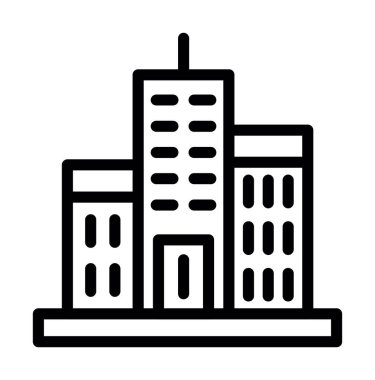 binalar vektör illüstrasyonu, simge element tasarımı