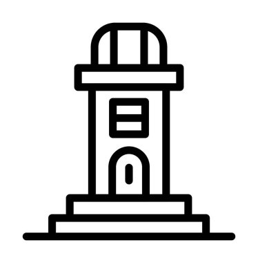 Anıt. Web simgesi basit illüstrasyon