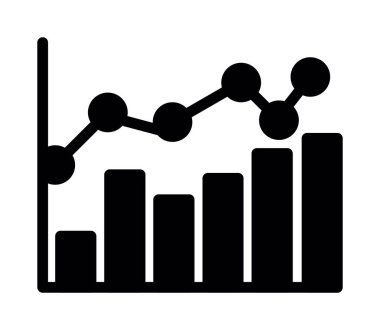 grafik ikonu vektör illüstrasyonu