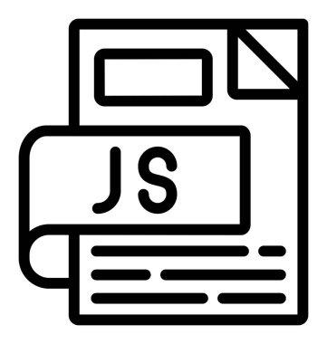 dosya biçimi web simgesi, vektör illüstrasyonu