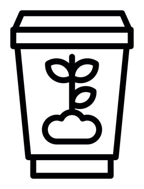 kahve simgesi, vektör illüstrasyonu