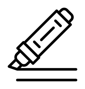 Kalem. Web simgesi basit tasarım